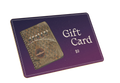 Spatial Press $9 gift card, approved oblique gold-edge model. HYG Database by David Nash, CC BY-SA 4.0; projected by Spatial Press.